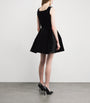 Maje Black Velvet Mini Dress