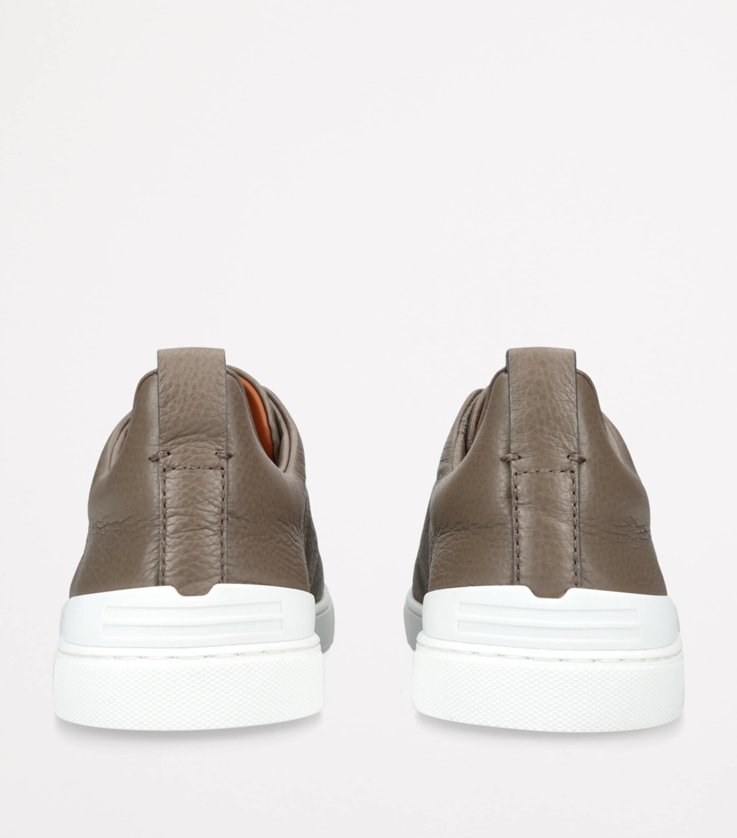 Leather Triple Stitch Sneakers
