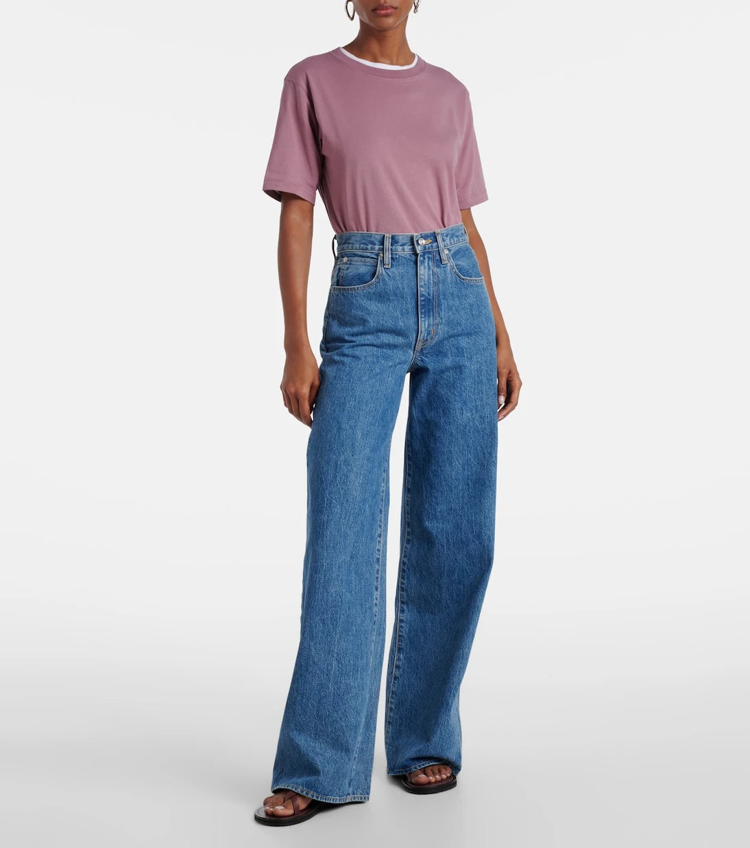 Slvrlake - Eva high-rise wide-leg jeans