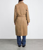 Polo Ralph Lauren Brown Camel Hair Single-Breasted Trench Coat