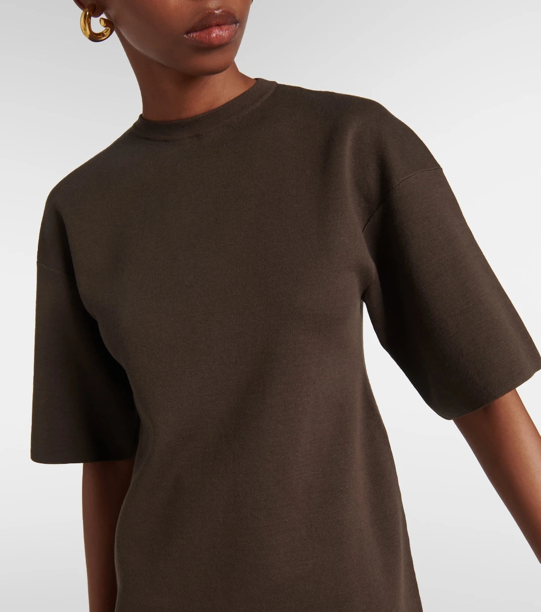Fforme - Dwyn wool and cotton-blend T-shirt