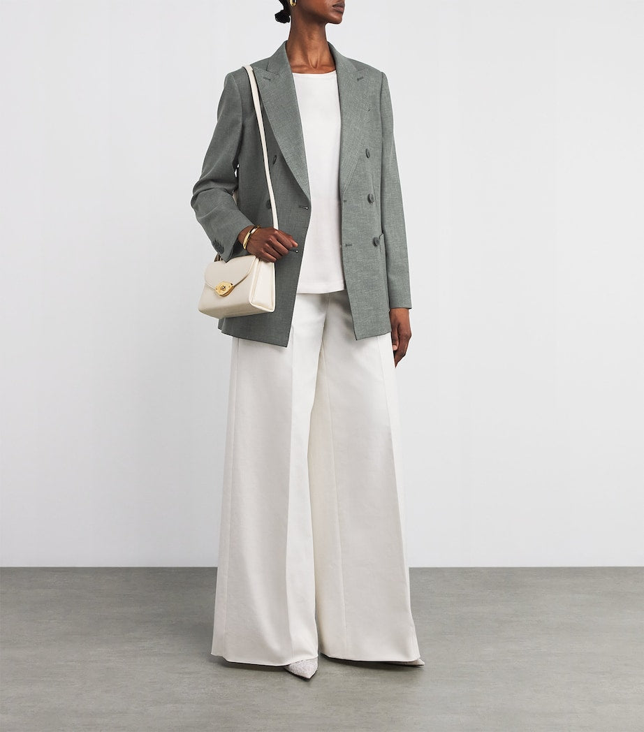 Green Virgin Wool Palomba Blazer