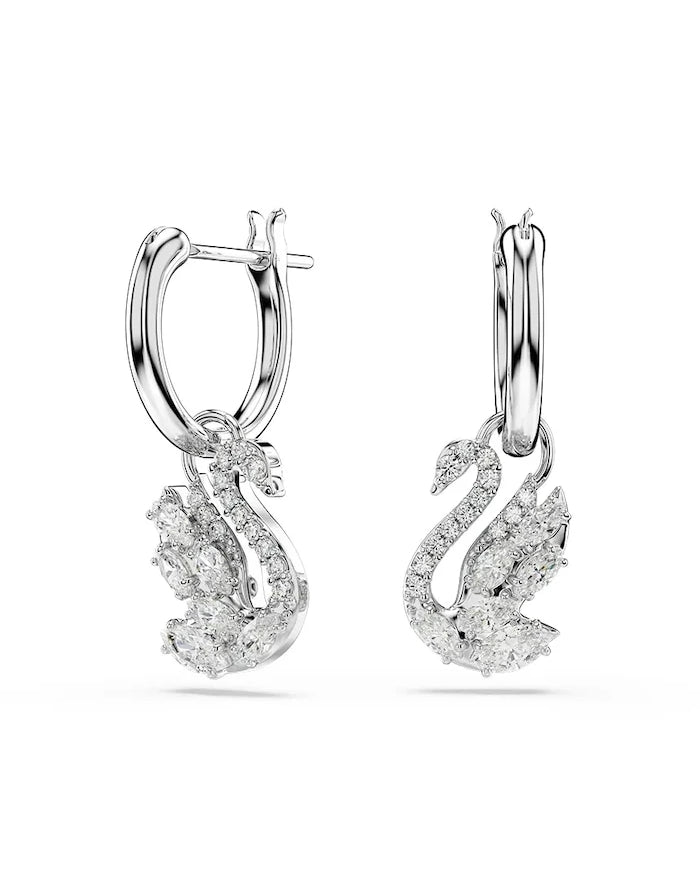 Swarovski metal kadın küpe, zirkonlu