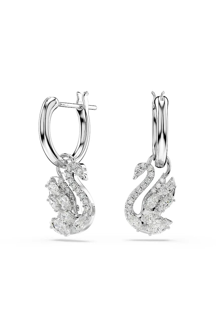 Swarovski metal kadın küpe, zirkonlu
