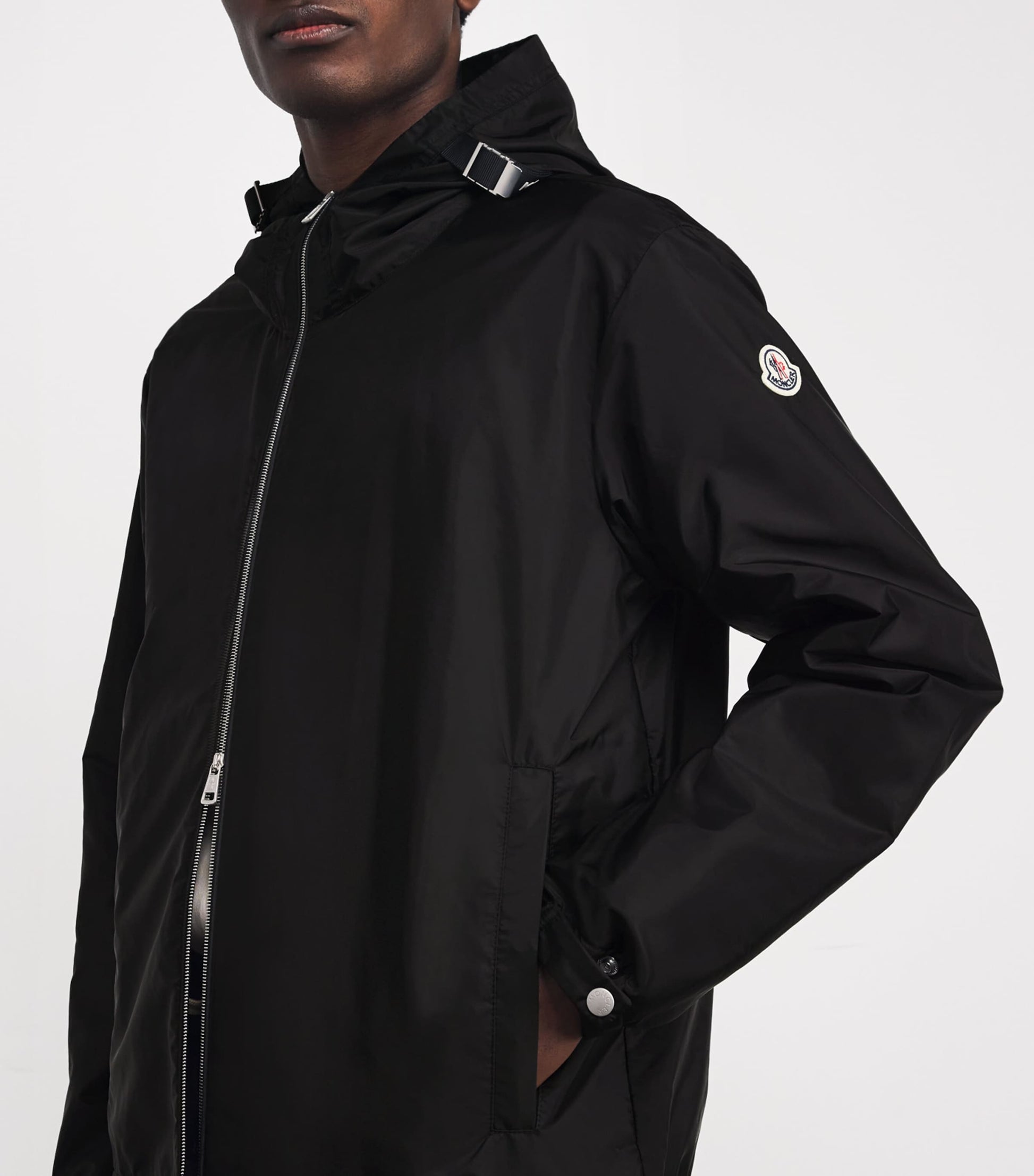 Moncler Black Water-Repellent Remoray Windbreaker Jacket