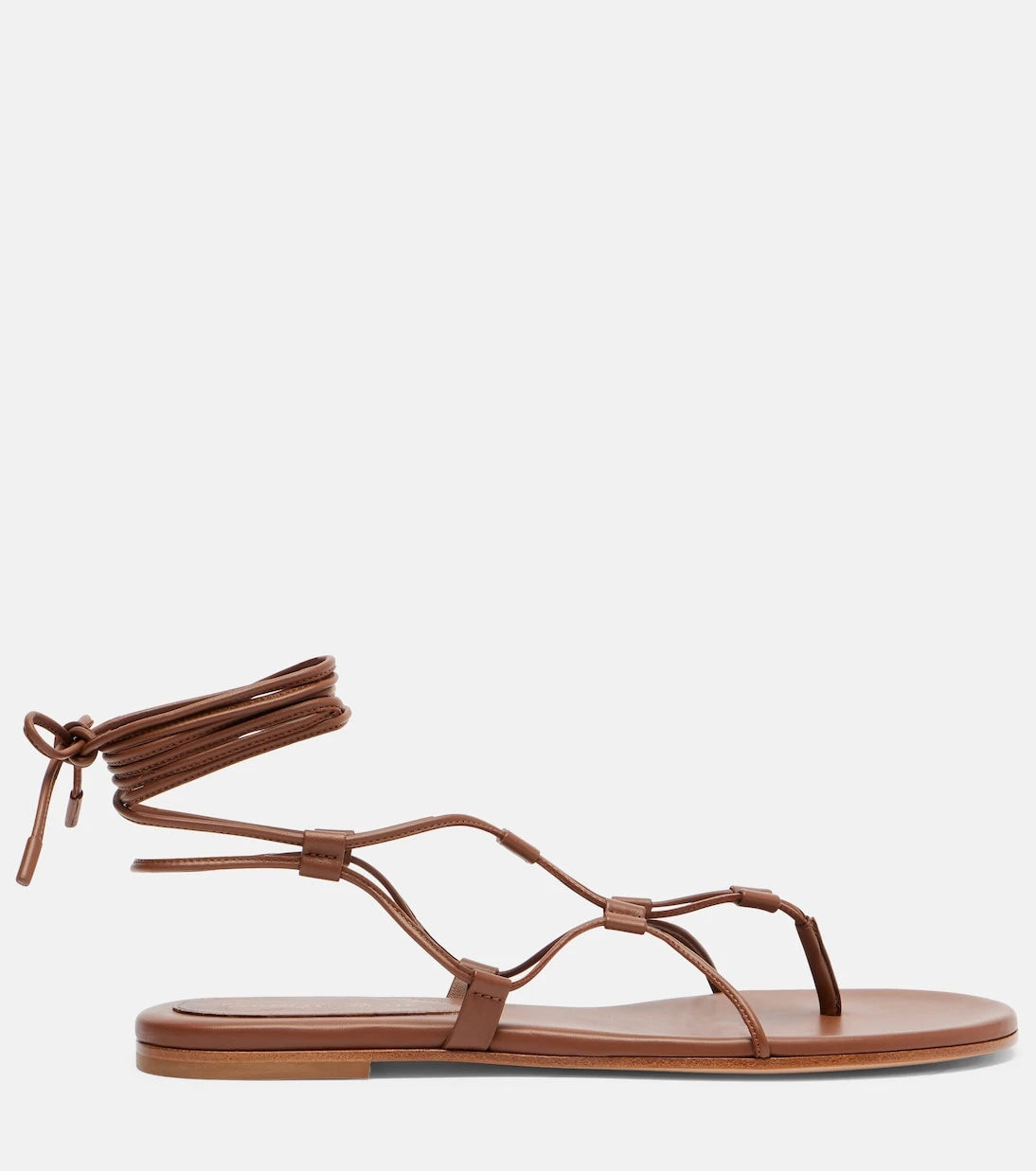 Gianvito Rossi - Leather gladiator sandals