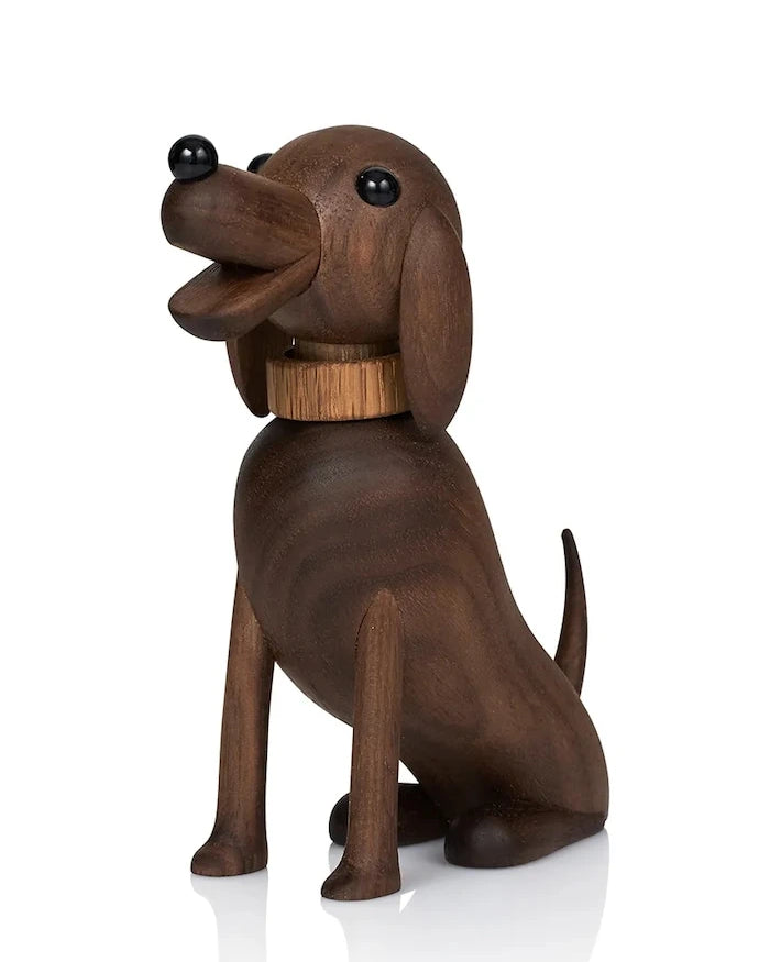 Lucie Kaas Декоративна фигурка от дърво Buster | Dog 12 cm