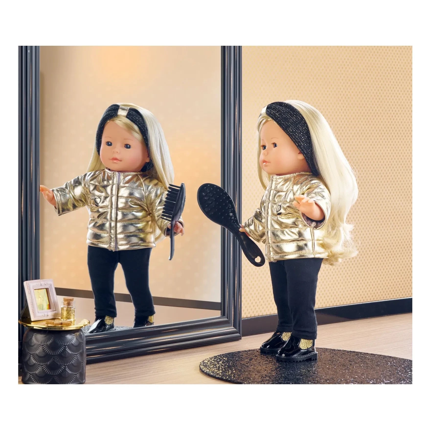 Corolle - Coat and accessories Sewing for doll 36 cm | Gold