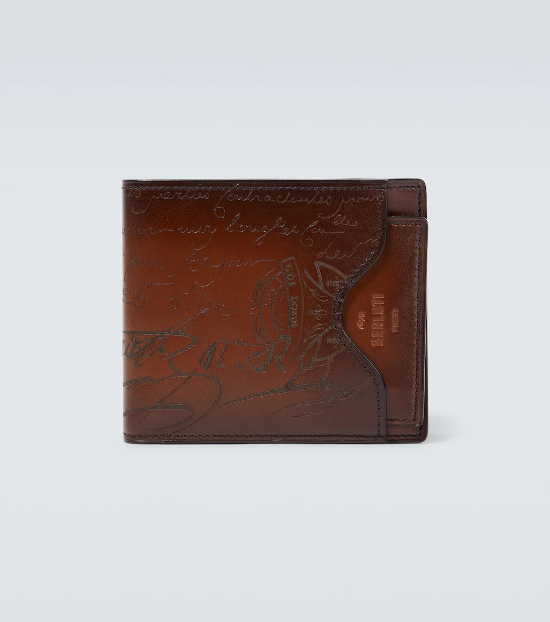 Berluti - Makore 2-in-1 Scritto leather Wallet