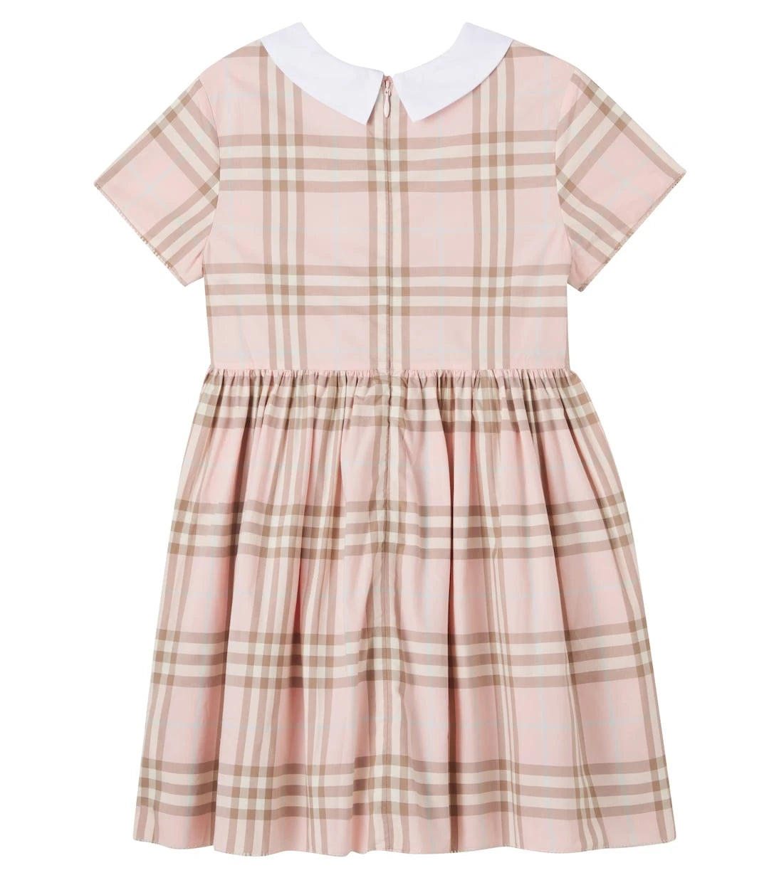 Burberry Kids - فستان من القطن بنقشة كاروهات بربري
