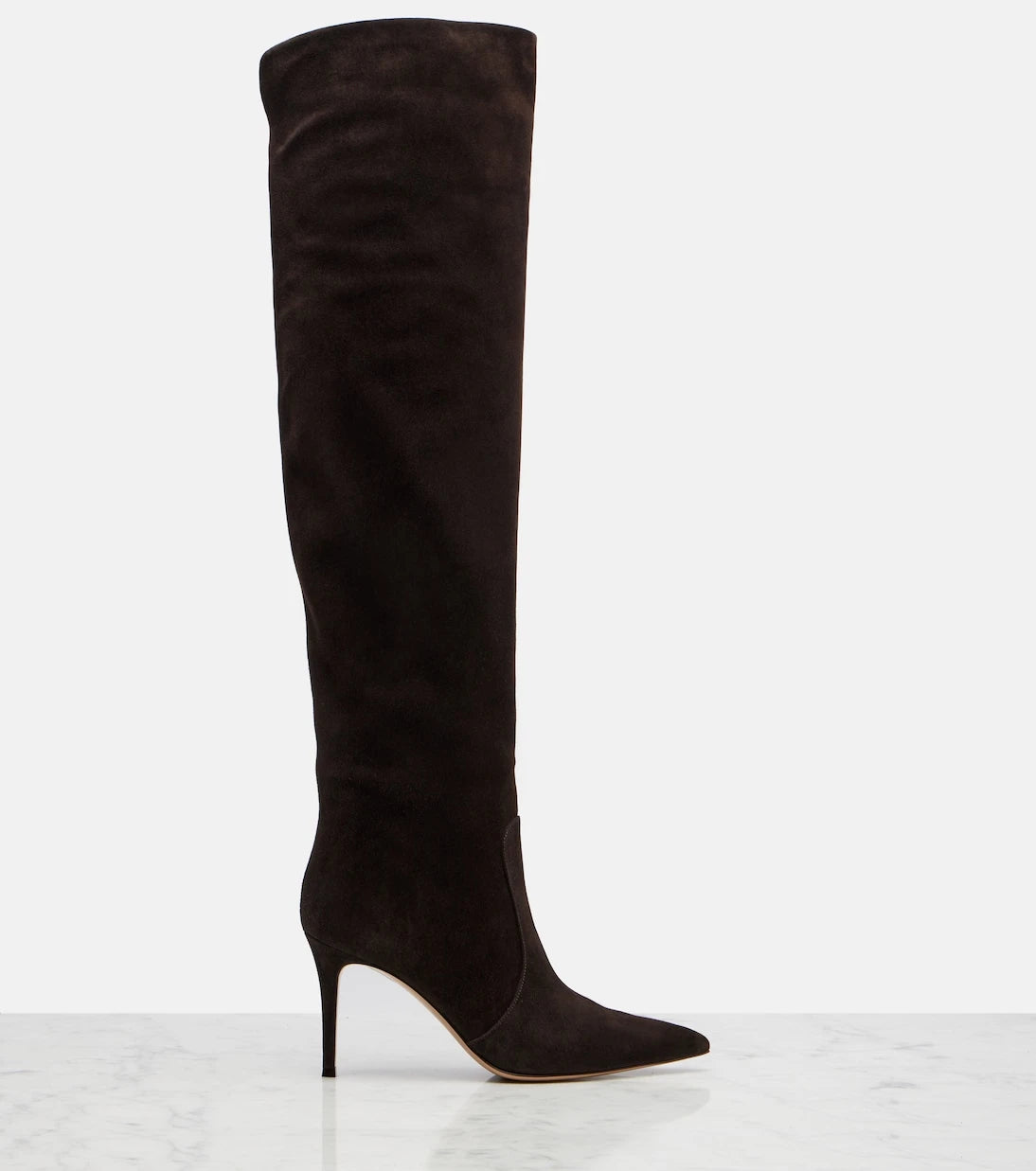 Gianvito Rossi - Hansen suede knee-high boots