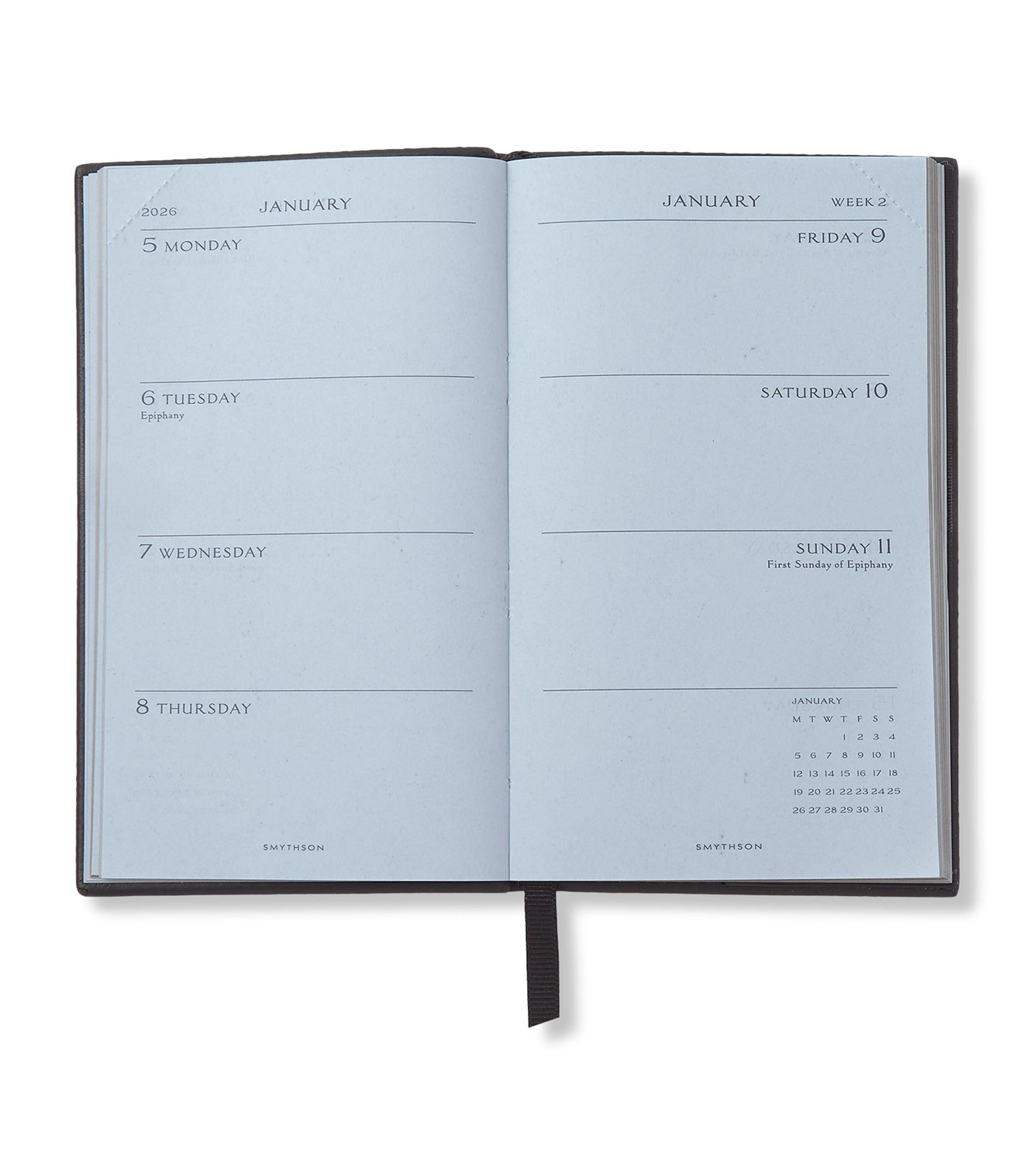 Panama Leather Weekly Diary 2026