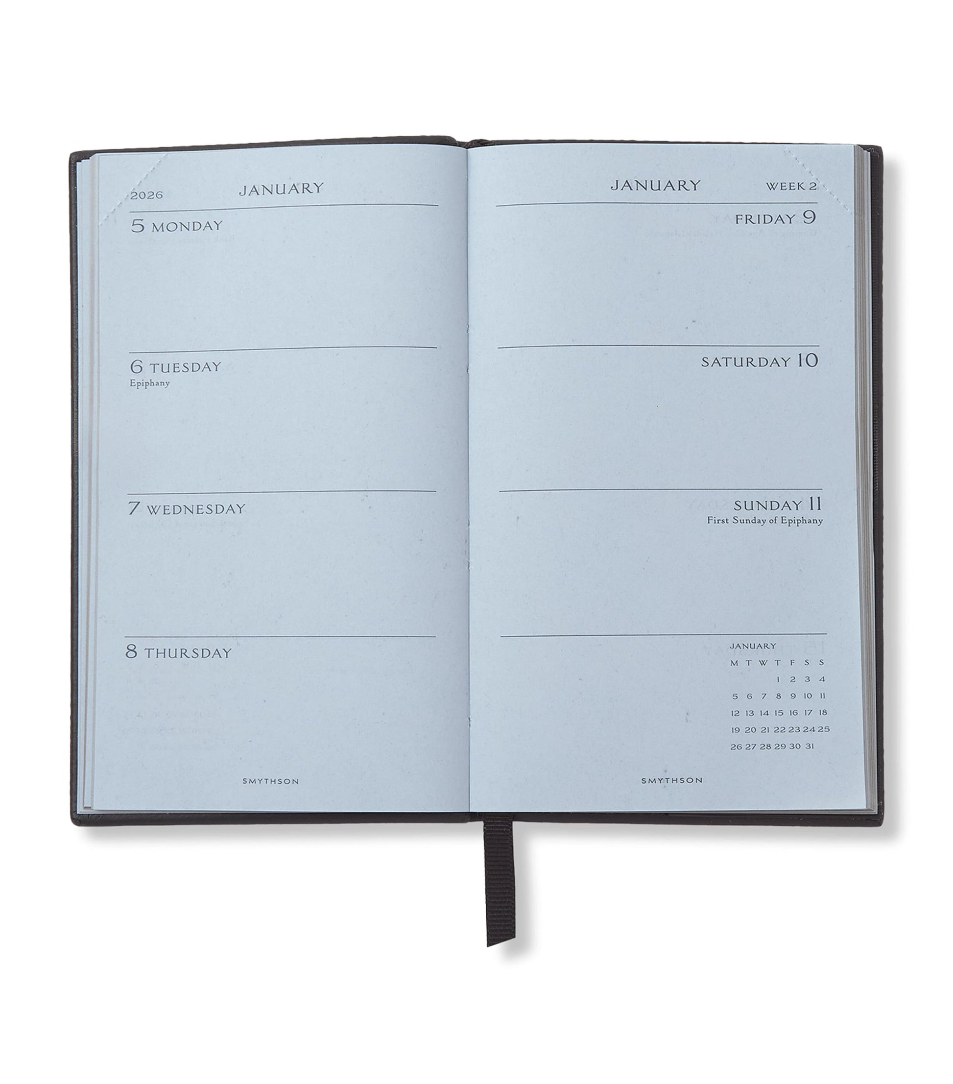 Panama Leather Weekly Diary 2026