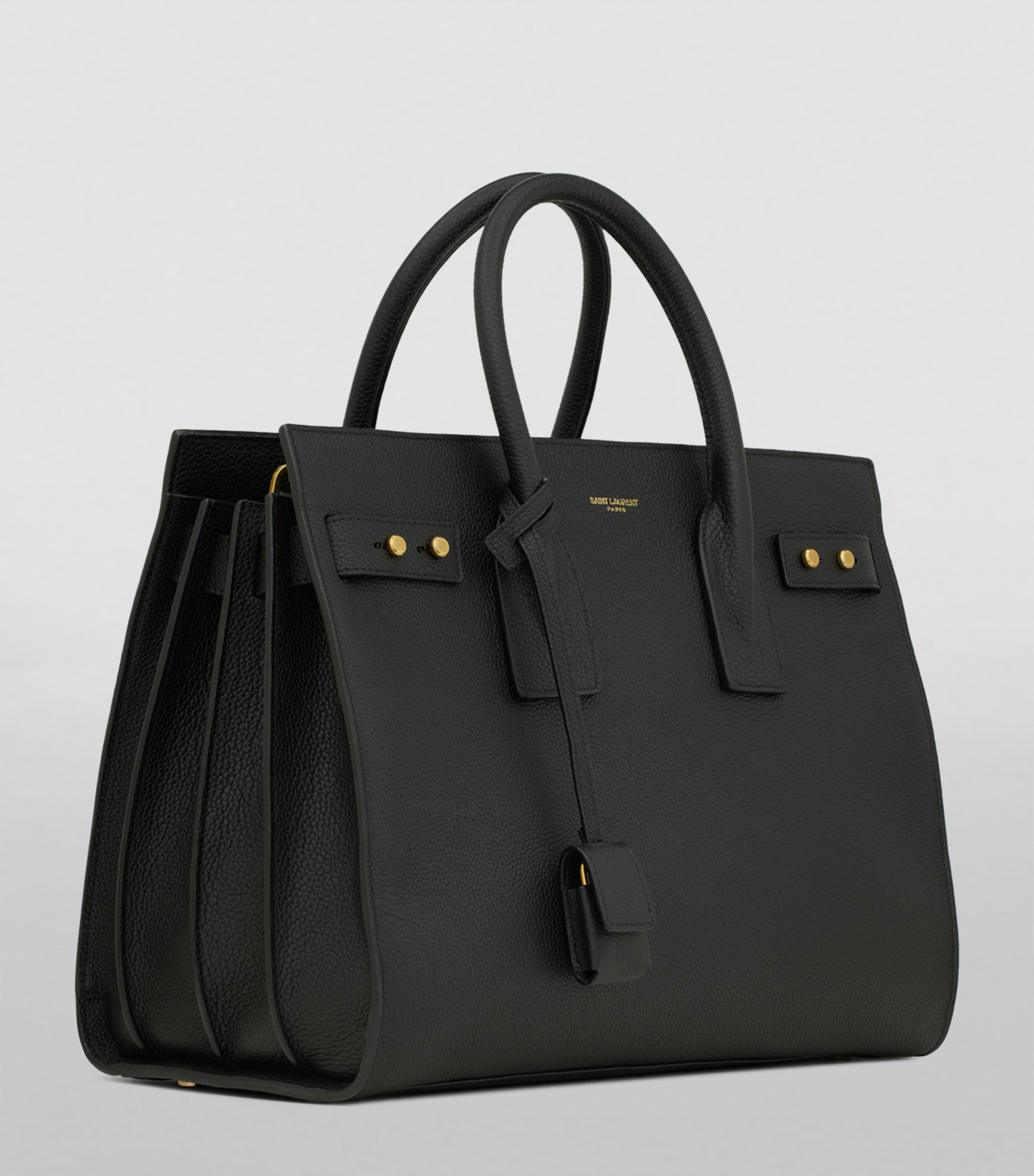Saint Laurent Black Small Sac de Jour Tote Bag