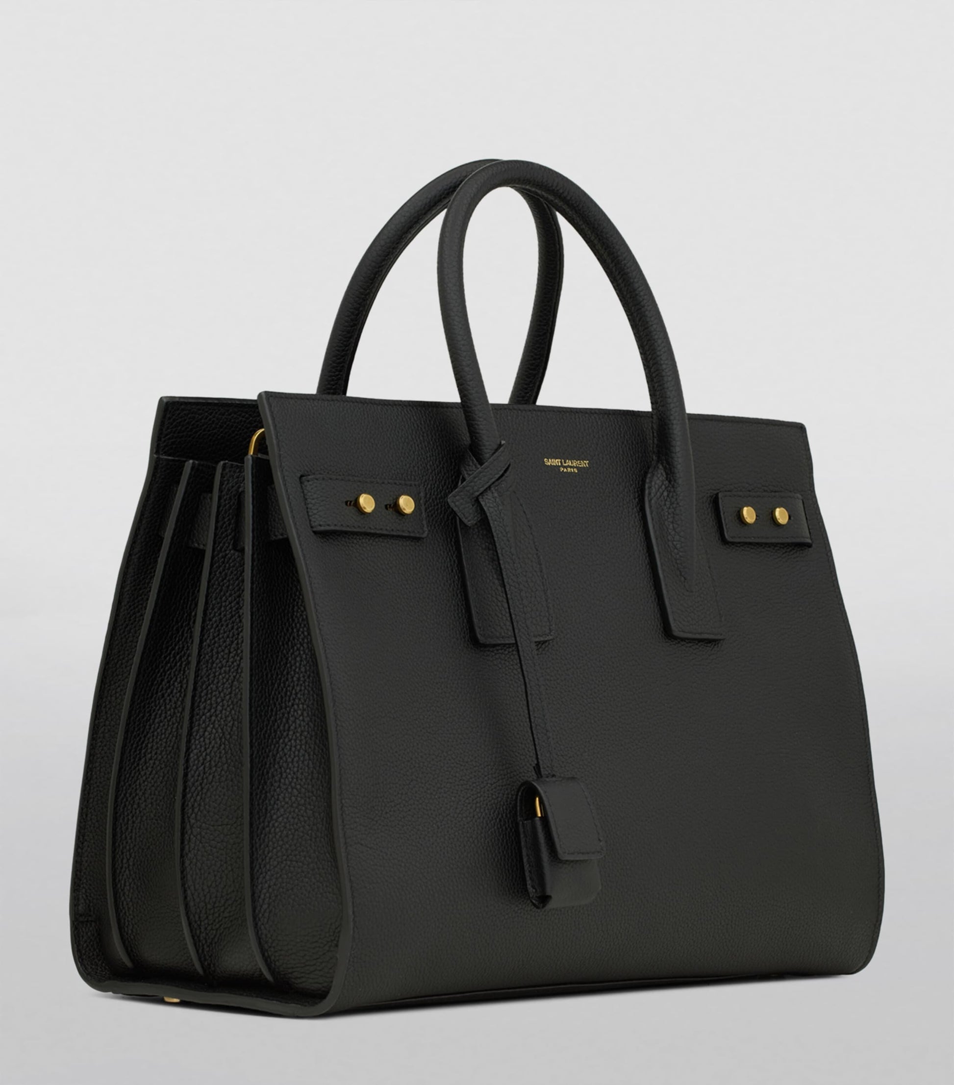 Saint Laurent Black Small Sac de Jour Tote Bag