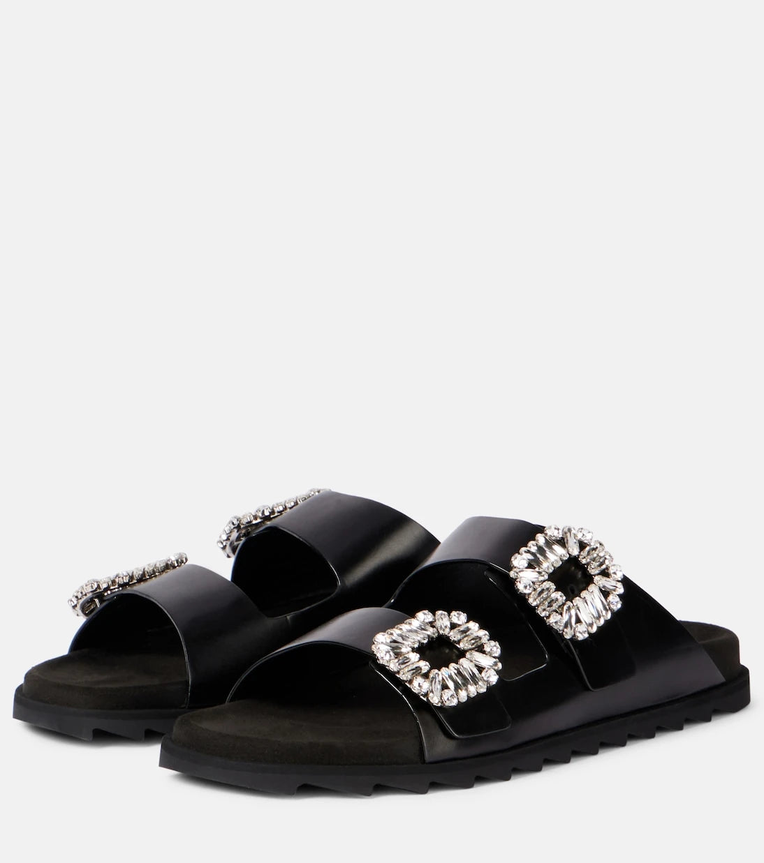 Roger Vivier - Slidy Viv' leather sandals