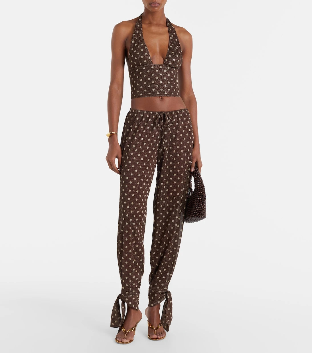 Oséree - Lumière polka-dot tapered pants
