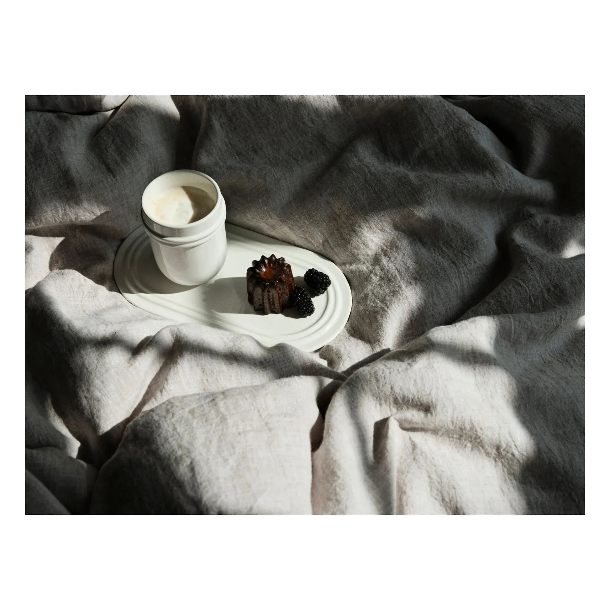 Broste Copenhagen - Stevns stoneware espresso cup | White