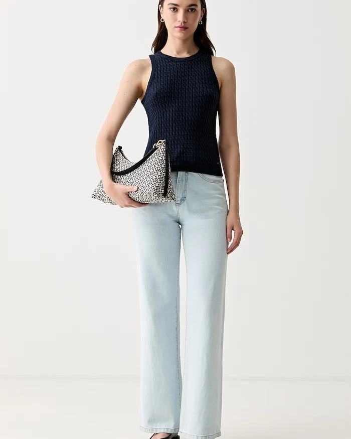 Tommy Hilfiger kadın pamuklu top