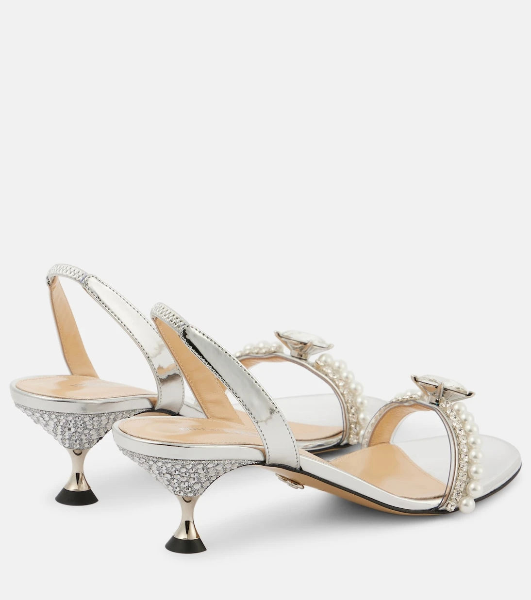 Mach & Mach - Diamond Of Elizabeth 55 leather sandals