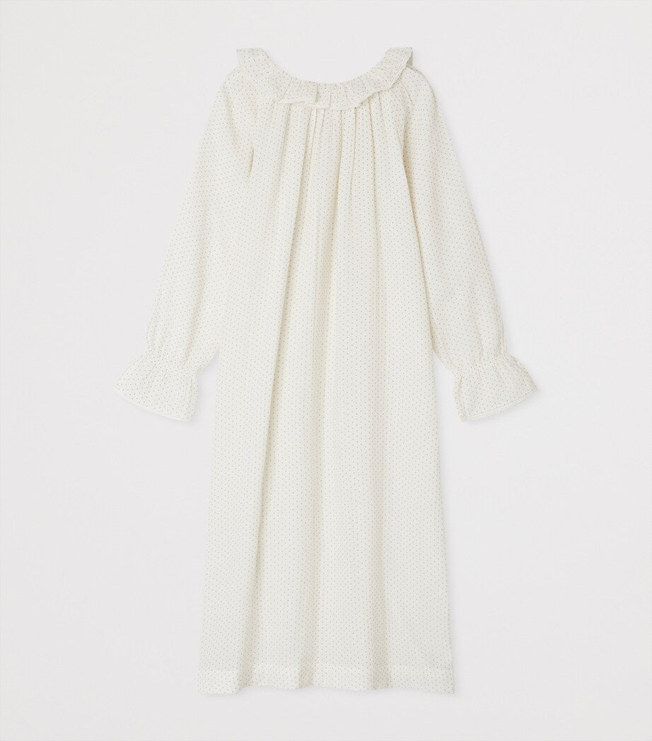 Cotton Spot Night Dress (4-8 Years)