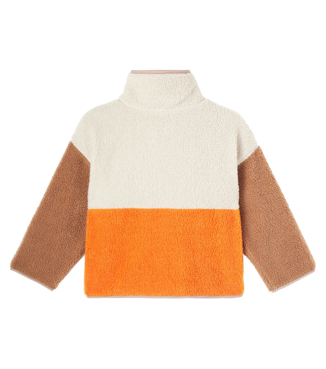 Dolce&Gabbana Kids - Colorblocked logo teddy jacket
