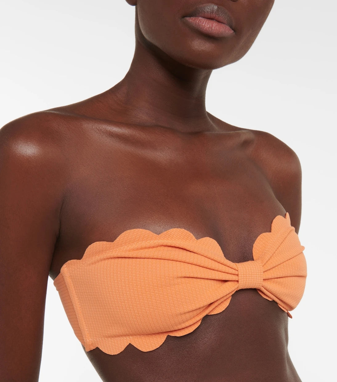 Marysia - Strapless bow-tie bikini top