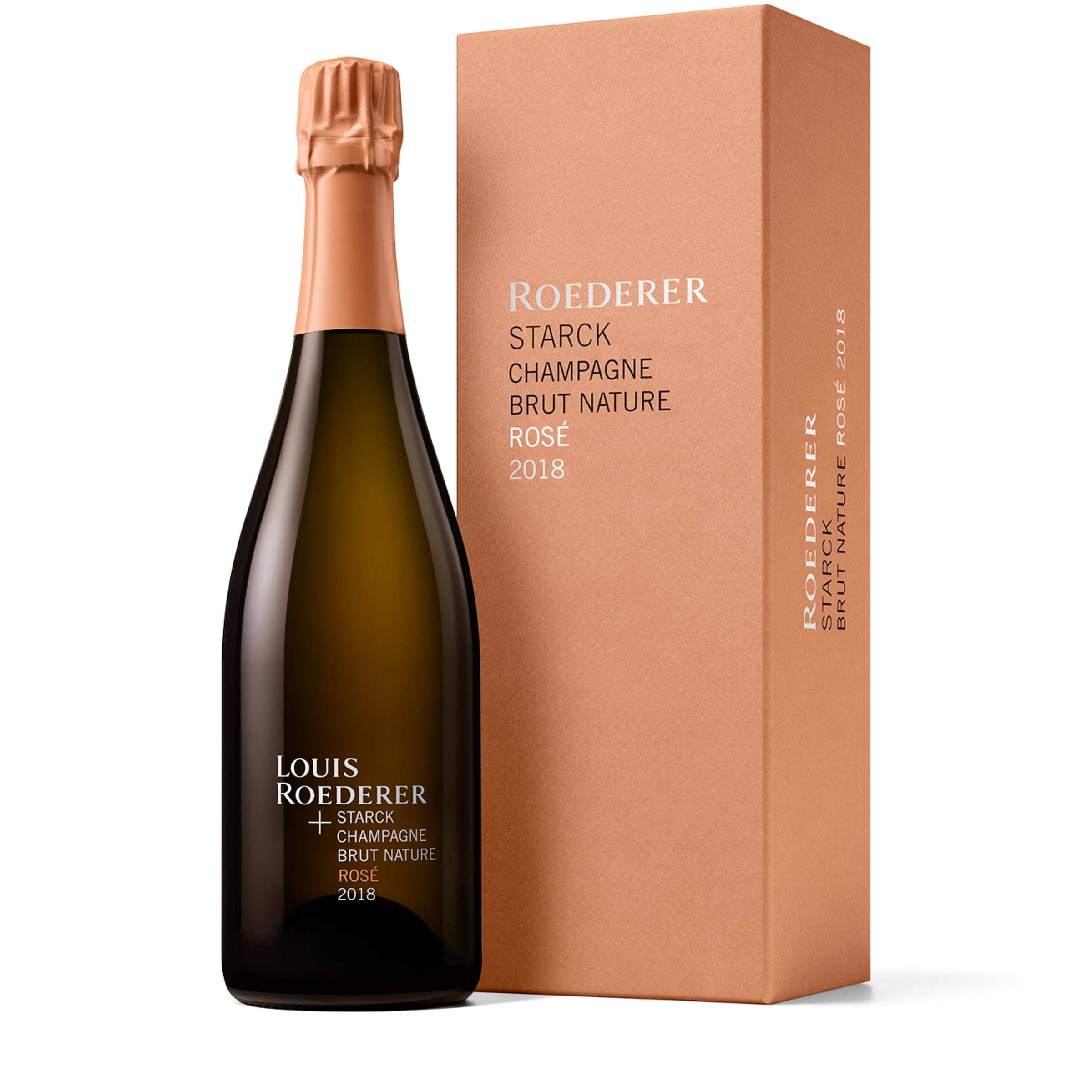 Louis Roederer x Philippe Starck Brut Nature Rosé Champagne 2018 (75cl)