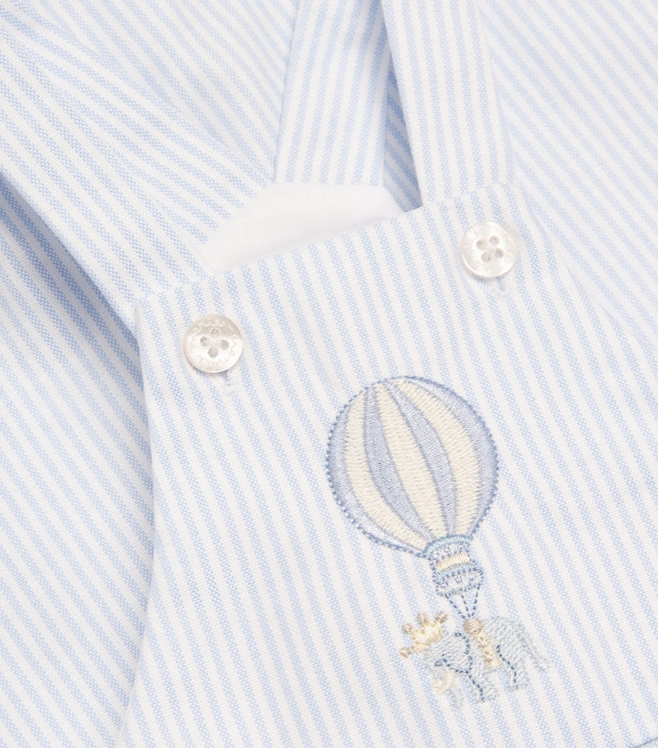 Marie-Chantal Striped Alfie Balloon Dungarees (3-24 Months)