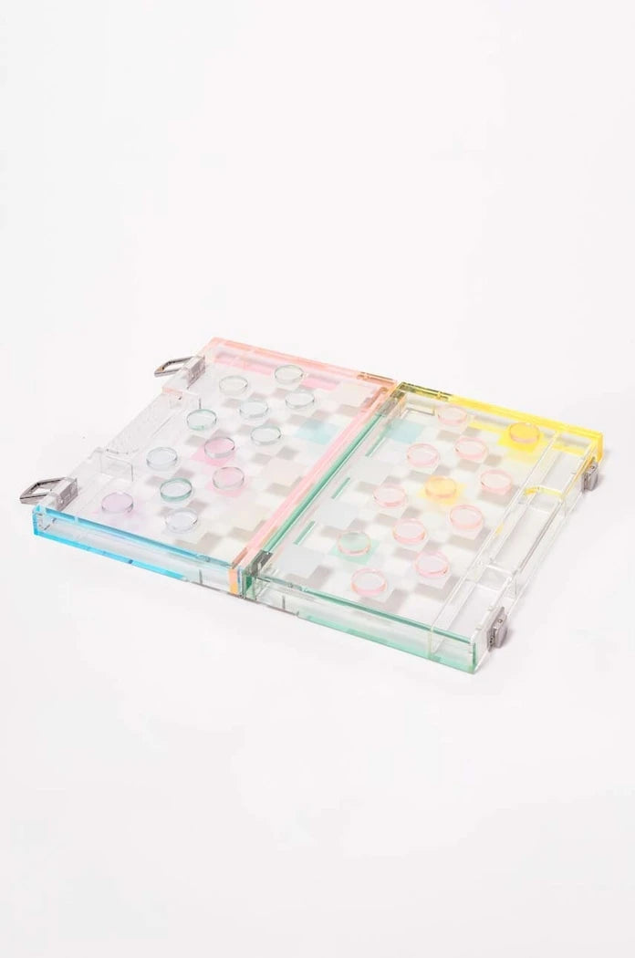 Шах и дама SunnyLife Mini Lucite Aurora