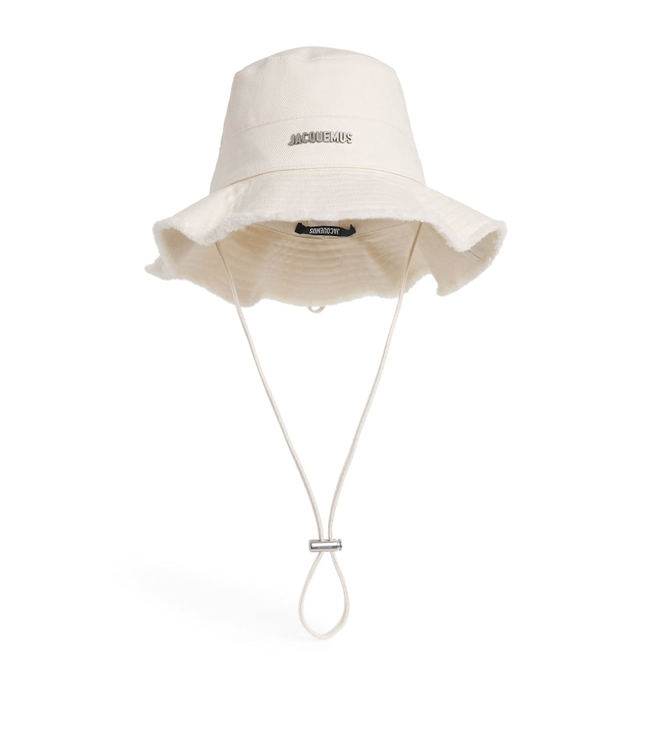 Cotton Artichaut Bucket Hat 110 OFF-WHITE