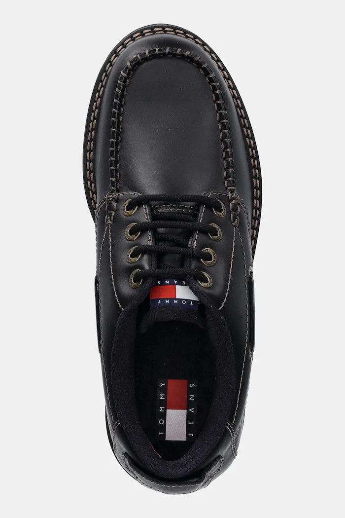 Tommy Jeans ARCHIVE 01 BOAT SHOE LEATHER Deri Ayakkabı