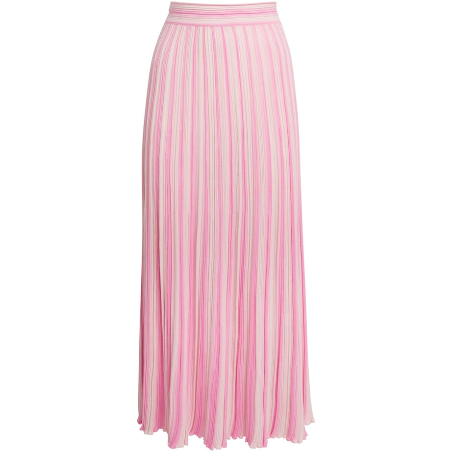 VALENTI Pink Stripe Ponza Maxi Skirt