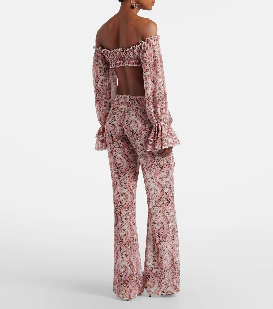 Bananhot - Bowie paisley flared pants