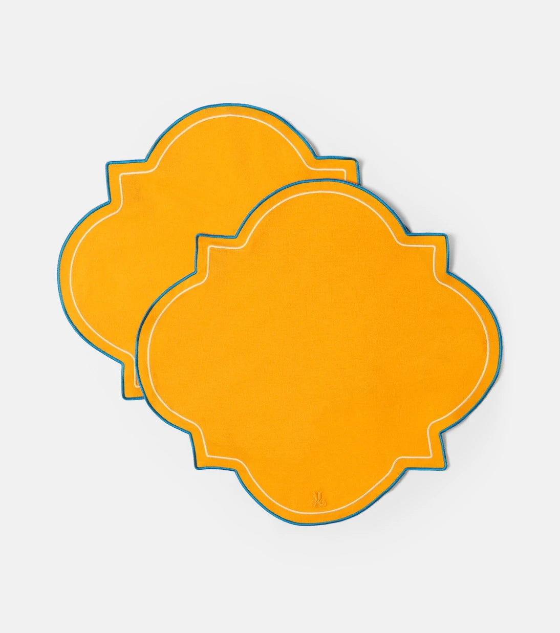 La DoubleJ - Medallion set of 2 canvas placemats