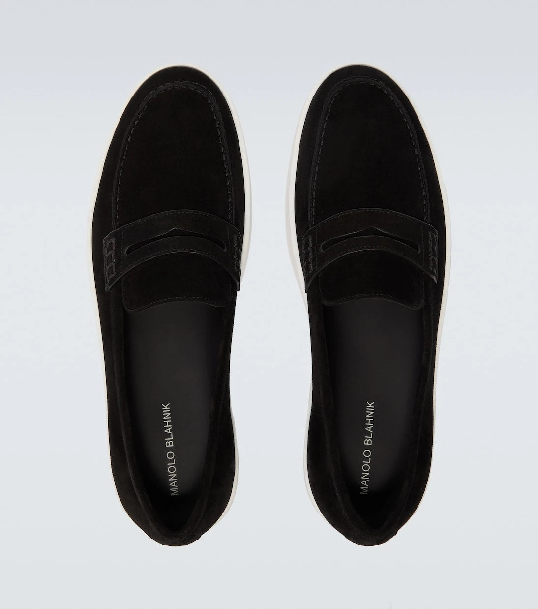 Manolo Blahnik - Ellis süet loafer'lar