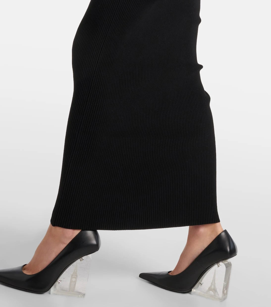 Jean Paul Gaultier - Asymmetric maxi dress with gloves