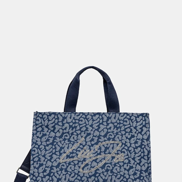 Liu Jo denim kadın alışveriş çantası