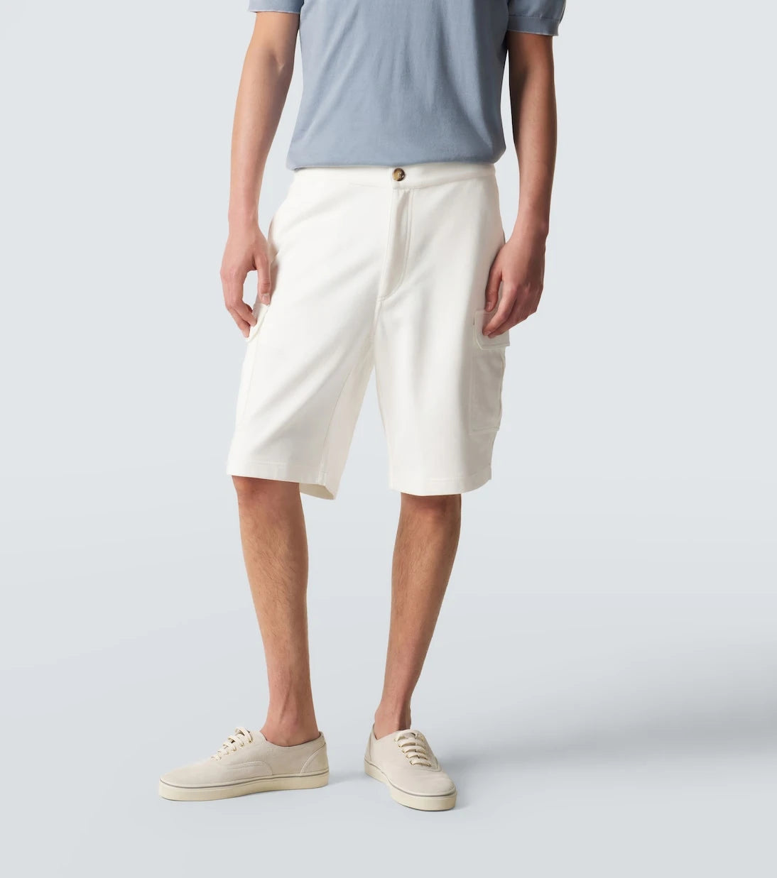 Brunello Cucinelli - Cotton-blend Bermuda shorts