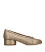 Maison Margiela Metallic Leather Tabi Ballerina Pumps 30