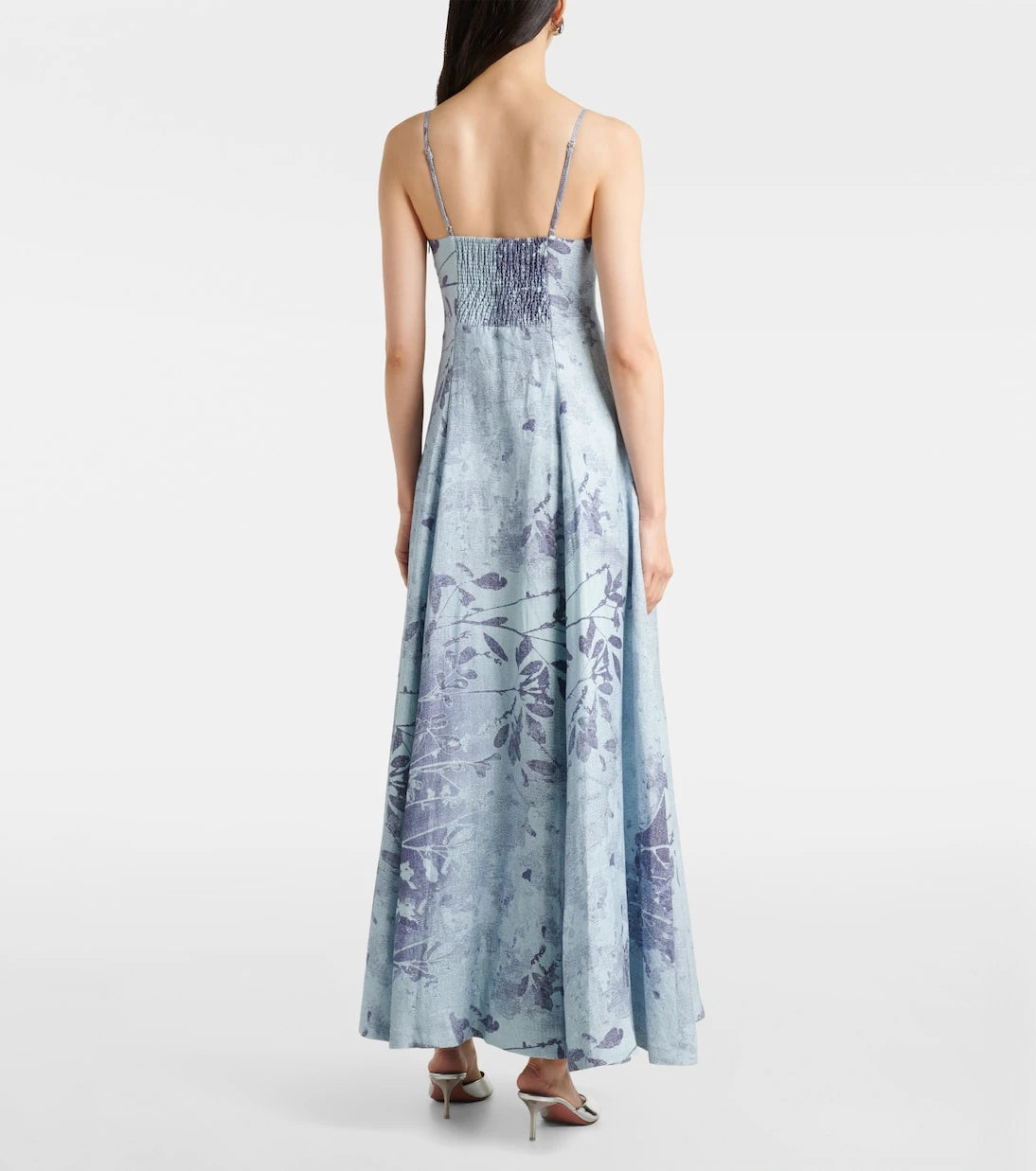Simkhai - Floral linen and cotton bustier dress