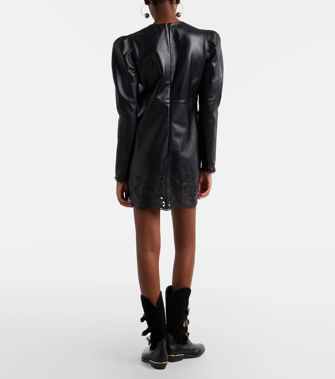 Isabel Marant - Nala laser-cut leather minidress