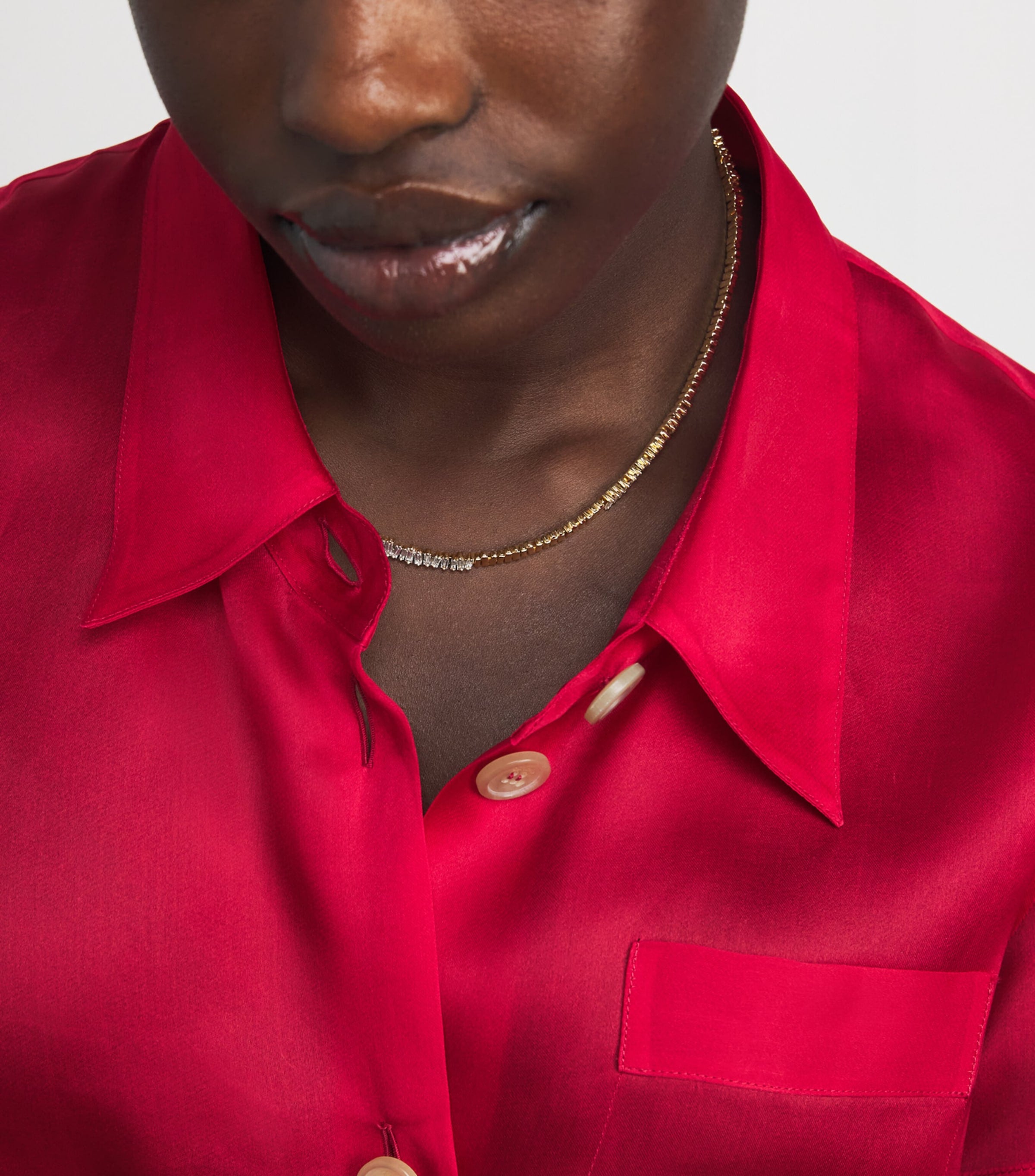 Yellow Gold and Diamond Golden Age Tennis Necklace