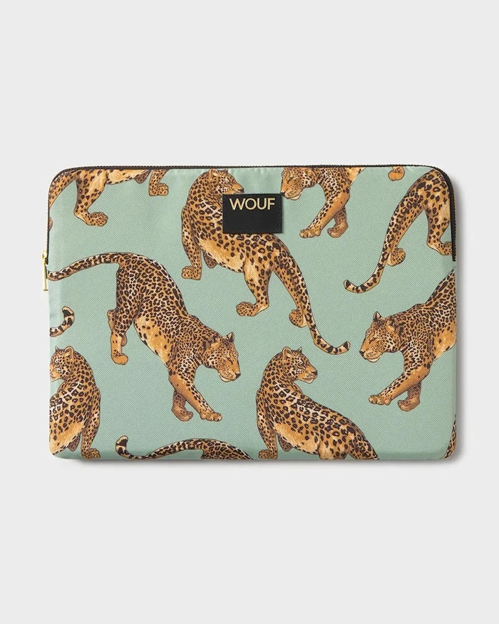 WOUF Emerald Leopard 13"/14" Laptop Kılıfı