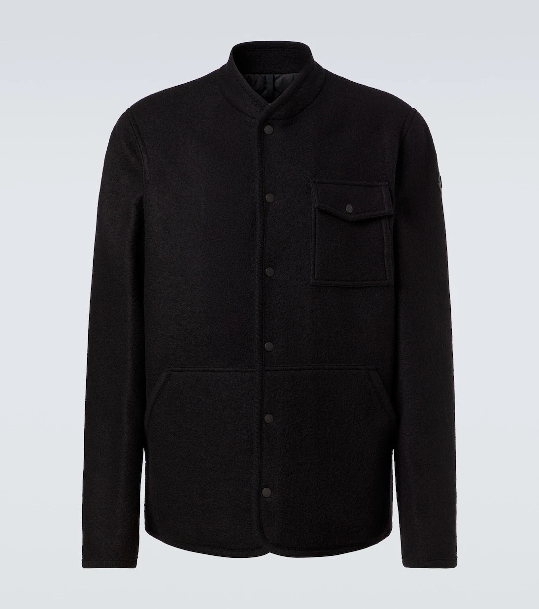 Moncler - Virgin wool bouclé overshirt