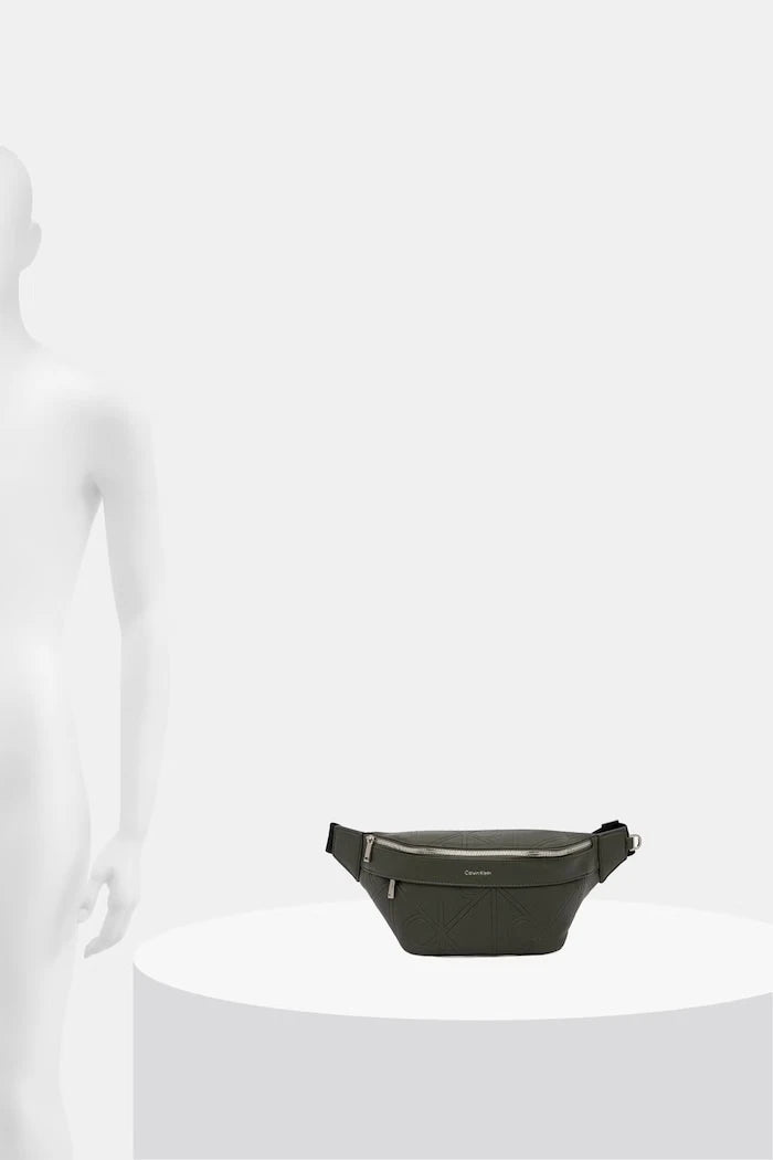 Calvin Klein Erkek Suni Deri Bel Çantası