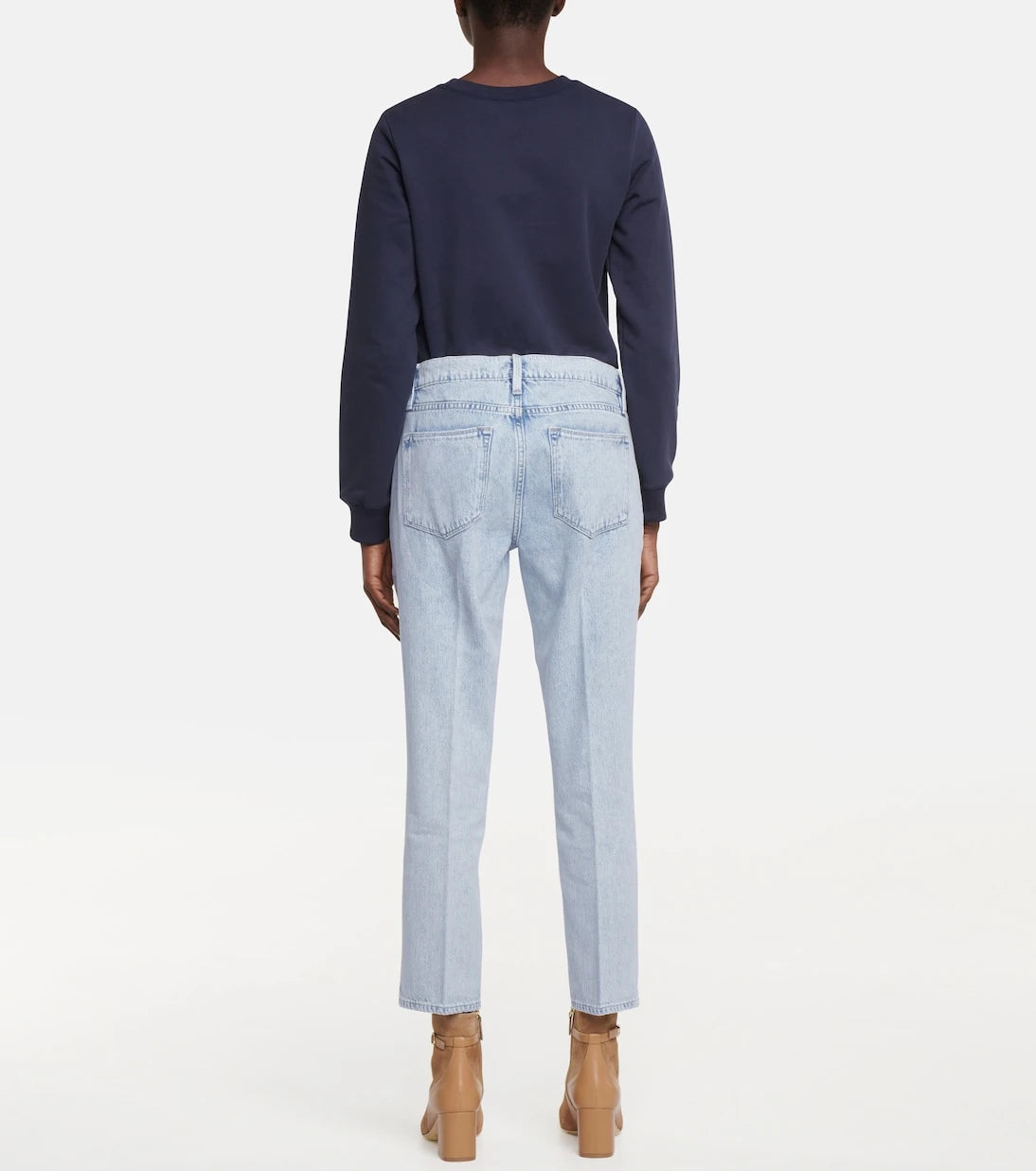 Frame - Le High Straight cropped jeans