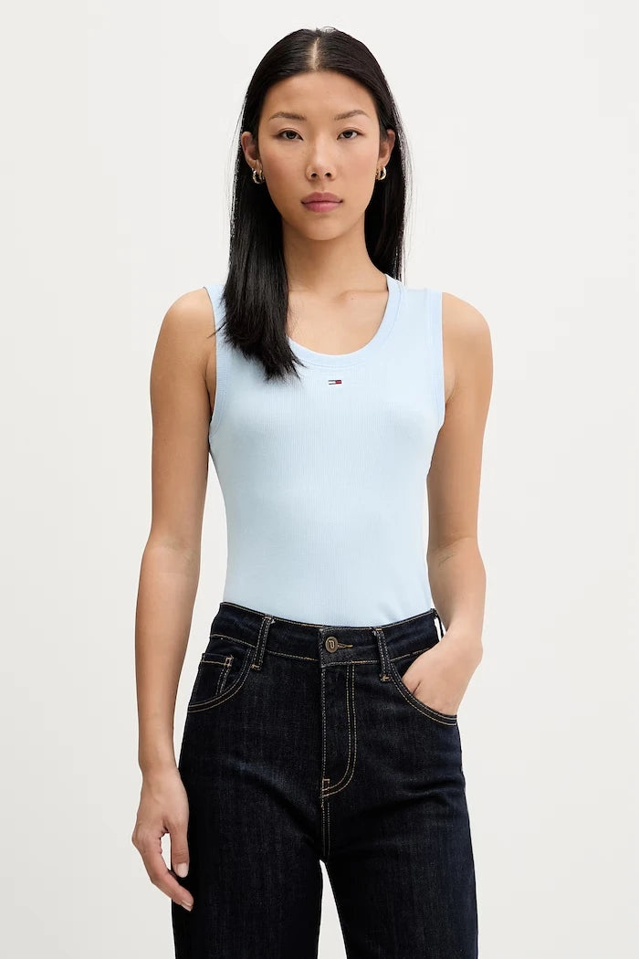 Tommy Jeans Kadın Pamuklu Elastanlı Üst
