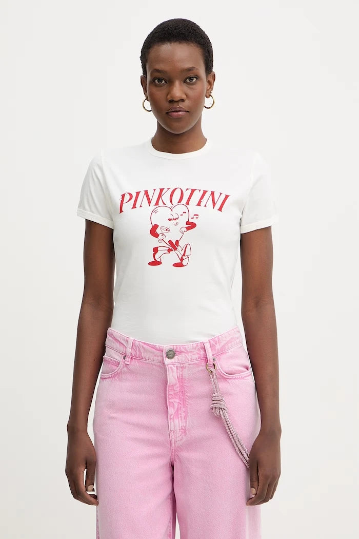 Памучна тениска Pinko