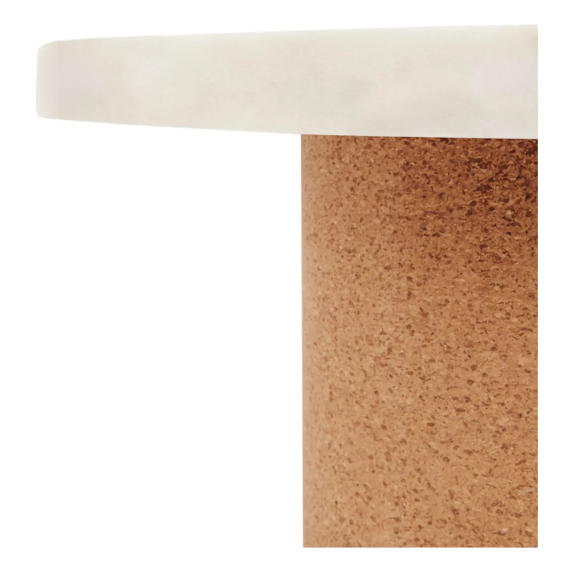 Frama - Sintra Side Table, Cork Base | Marble White